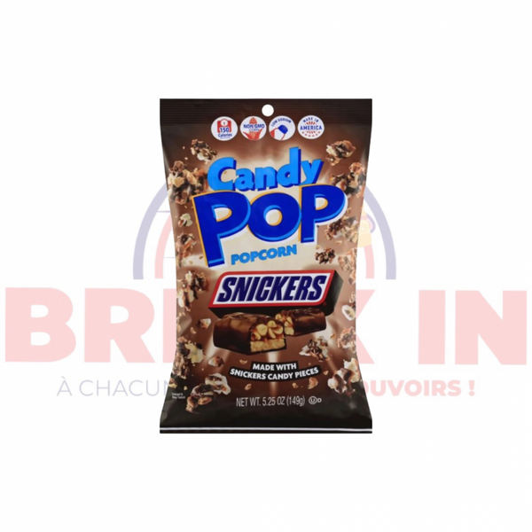 Candy Pop PopCorn Snickers