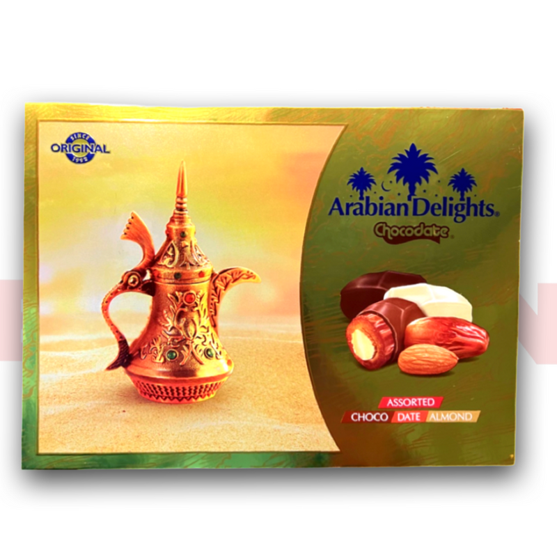 Arabian Delights Chocodate Amande - modèle Théière - Milk, White, Dark.