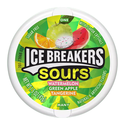 Ice Breakers Sours watermelon green apple 8x42g