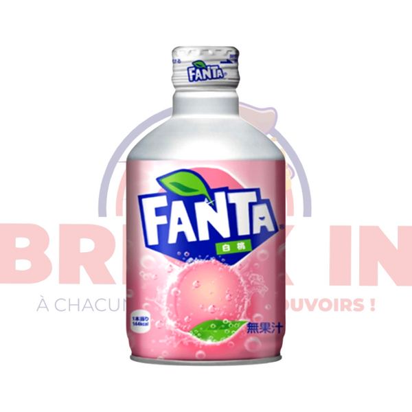 Fanta Pêche Blanche du Japon bouteille en aluminium 300ml

Fanta White Peach Japan 300ml
 Fanta rose Fanta Pink 
