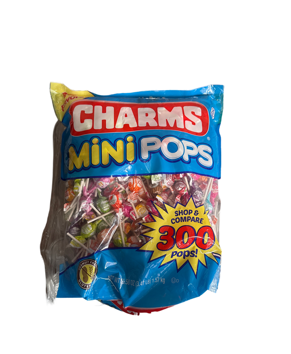 Charms Mini Pops Bag 300 sucettes