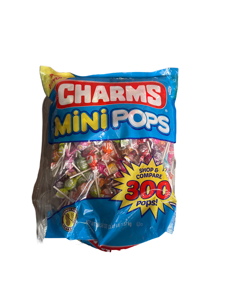 Charms Mini Pops Bag 300 sucettes