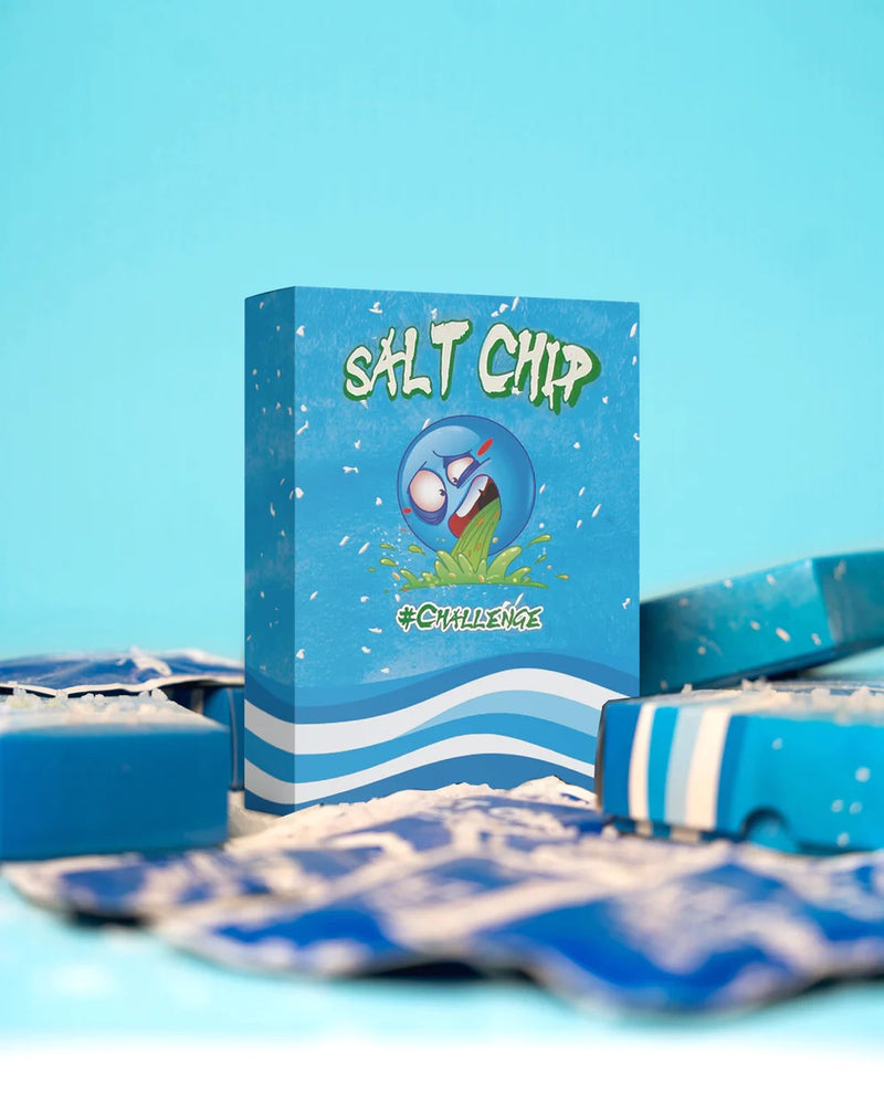 Salt Chip Challenge - La chips la plus salée au monde. Hot chip chips sallé sel chips chips challenge chalenge chips chip bleu Salt chip tiktok 