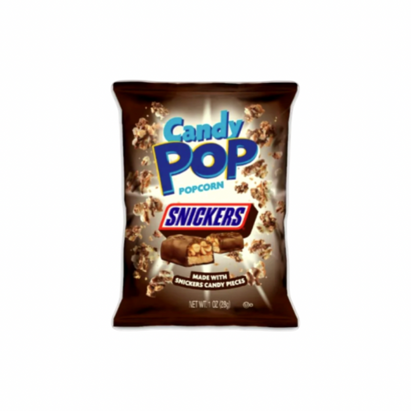 Candy Pop Snickers Mini Popcorn 48x28g