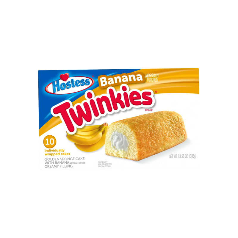 Hostess Twinkies Banana 6x10x385g - Hostess Twinkies Saveur Banane