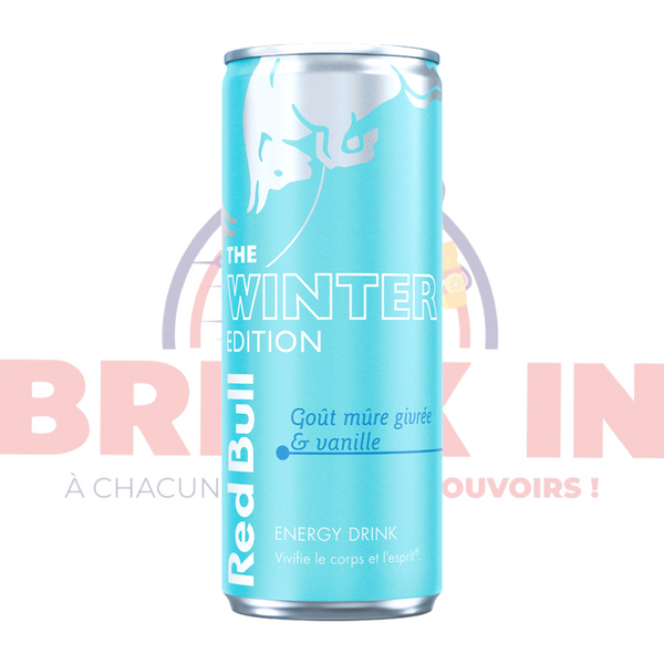 Red Bull Mûre Givrée & Vanille - redbull iced vanilla berry winter Édition 2024/2025