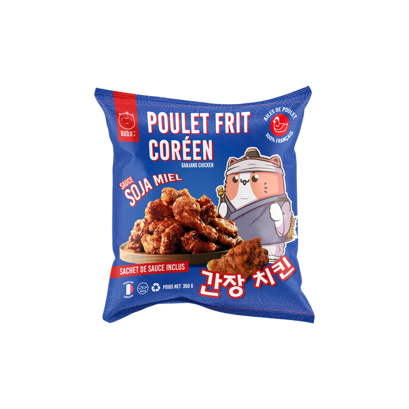 Poulet Frit Coréen Sauce Soja et Miel BUDJI
