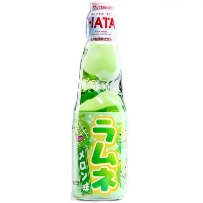 Hata-Kosen Ramune Soda Melon Flavor 30x200ml - Hata-Kosen Ramune Soda Goût Melon