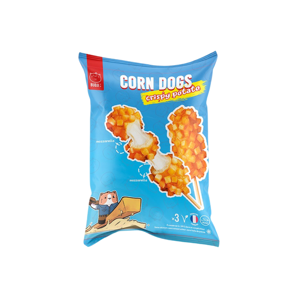 Brochette Corn Dog Crispy Potato Mozzarella BUDJI
