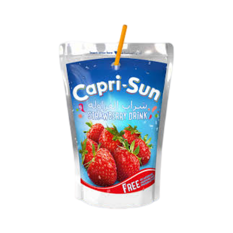 Capri-Sun Strawberry Drink 40x200ml - Capri-Sun Saveur Fraise