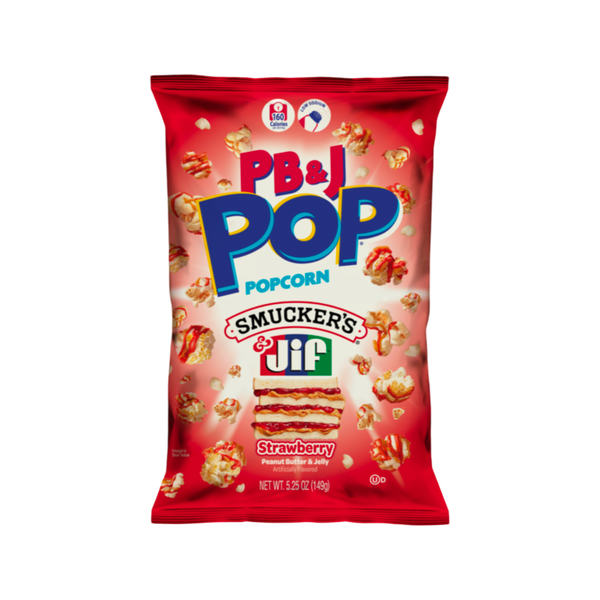 Candy Pop Peanut Butter & Jelly Strawberry 12x140g