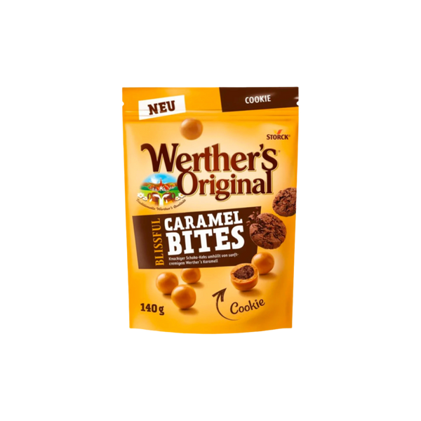 Werther’s Caramel Bites Cookies 16x140g - Werther's Original Saveur Caramel et Cookies