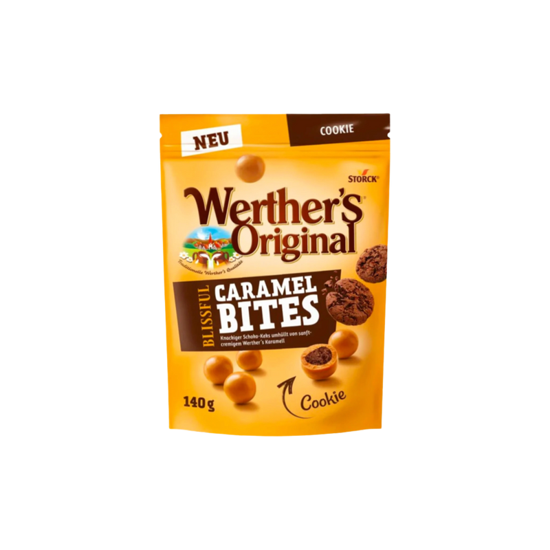Werther’s Caramel Bites Cookies 16x140g - Werther's Original Saveur Caramel et Cookies
