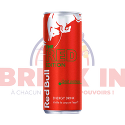 e red bull Red Édition Pastèque 250ml

Ce red bull au goût de pastèque est d’abord apparu sous l’édition été Red-bull Summer Edition wattermelon

redbull à la pastèque a séduit tous les consommateurs de cette boissons énergisantes mythiques et s’est donc installé sous la gamme permanente en tant Red Edition ( le red bull rouge ) 

