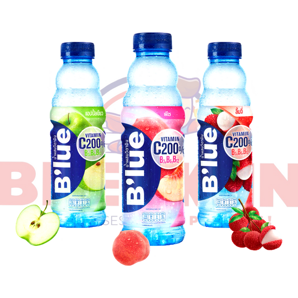 Pack B’lue Lychee + Peche + pomme Boisson Thaïlande aromatisée au Litchi, Pêche, Pomme -  Blue Lychee, Peach et Apple