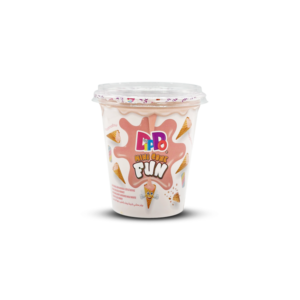 DiPPo Mini Cone Fun Cup - Marshmallow 1x7