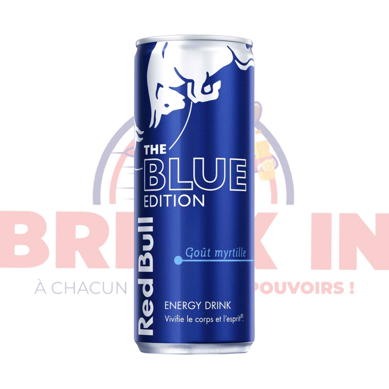 Red Bull Blue Édition myrtille 250 ml

Ce redbull à la myrtille est l’alliance parfaite entre le goût unique du Red-bull et le goût savoureux de la myrtille 