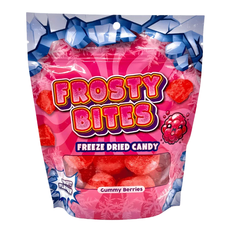 Frosty Bites Freeze Dried Candy Gummy Berries 24x50g - Bonbon lyophilisée