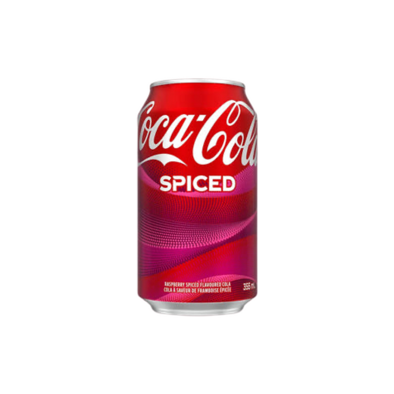 Coca Cola Raspberry Spiced Canada 12x355ml - Coca Cola Framboise Épicée Canada