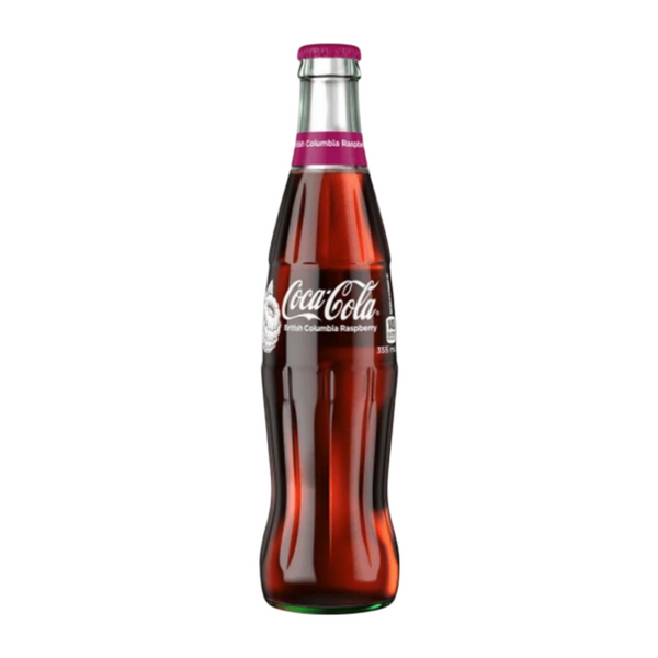 Coca Cola British Columbia Rasperry 24x355ml - Framboise de la Colombie-Britanique