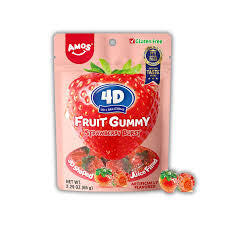 Fruit gummy strawberry burst