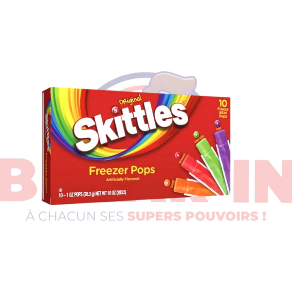 Ice Pops Skittles 284g - Bâtonnets glacés