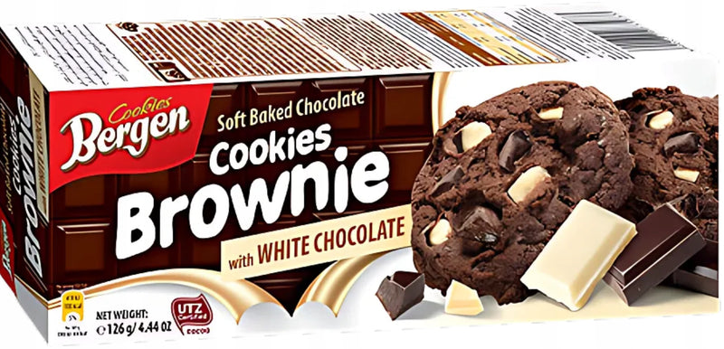 Bergen cookies BROWNIE & chocolat blanc