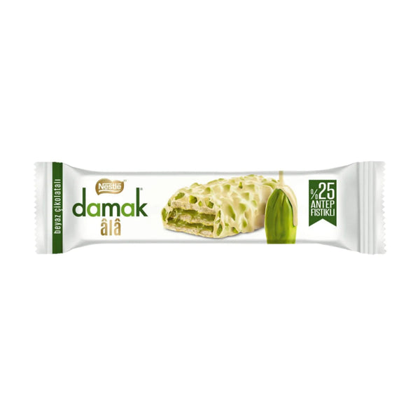 Damak âlâ chocolat blanc pistache