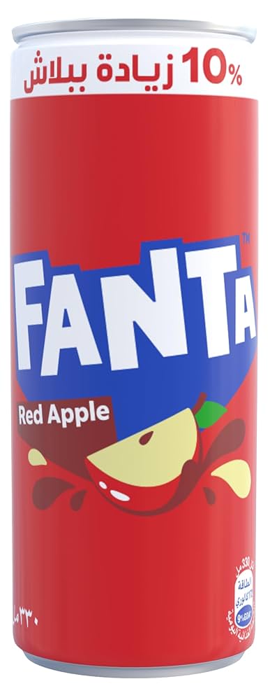 Fanta pomme rouge from Égypte