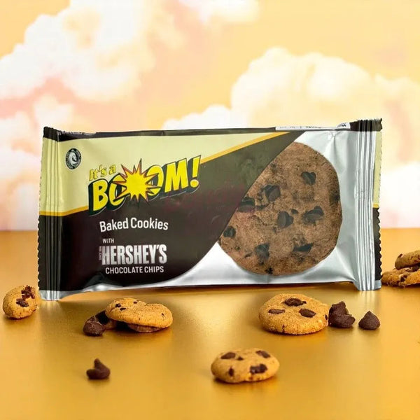 Baked cookie Hersheys chocolate chips