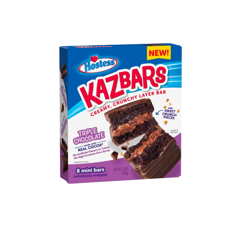 Hostess Triple Chocolate Kazbars 6x284g