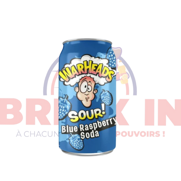 Warheads blue raspberry soda