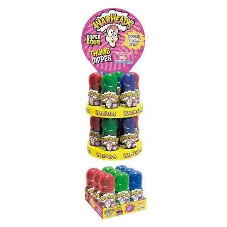 Warheads Thumb Dippers Super Sour 21x40g