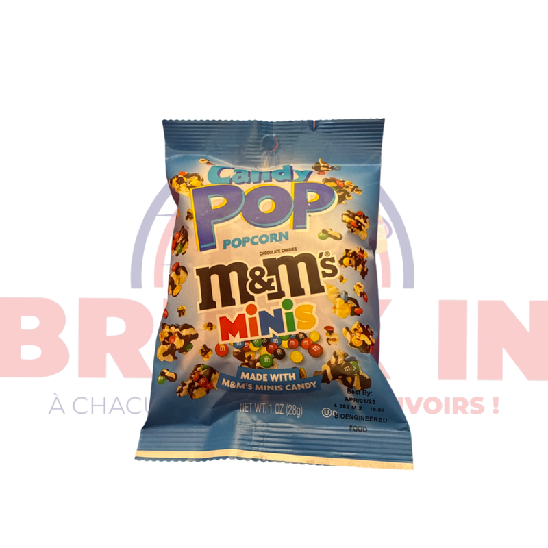 Candy Pop M&m’s Mini Popcorn Candy Pop Saveur M&m’s