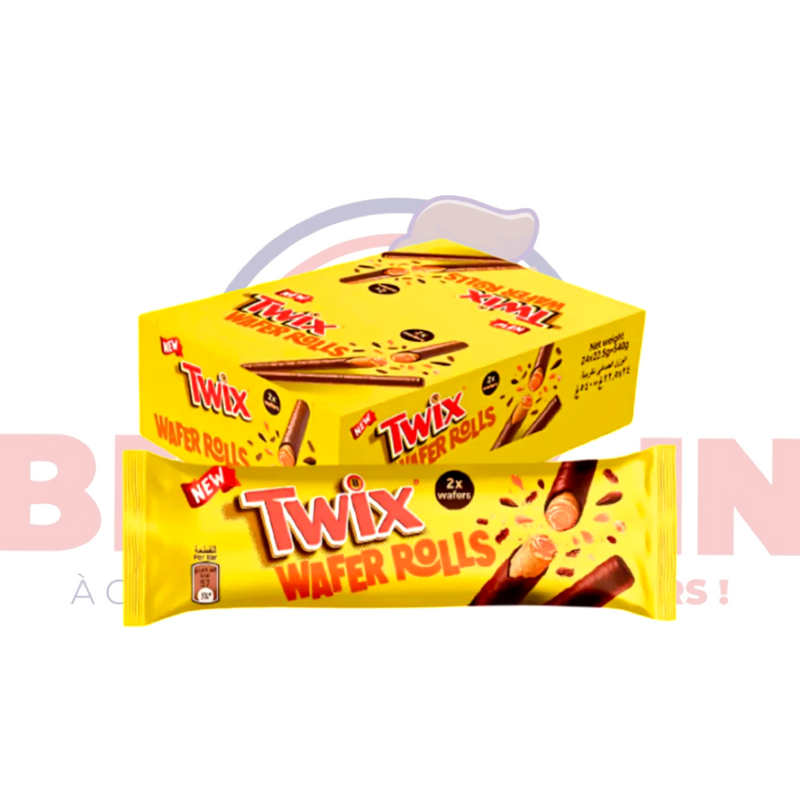 Twix Caramel Wafer Rolls