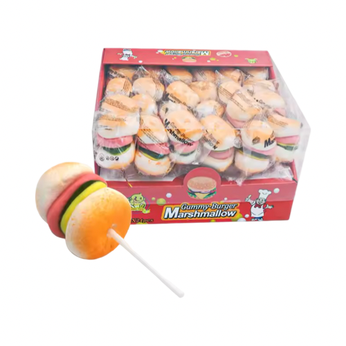 Gummy Burger Marshmallow x24