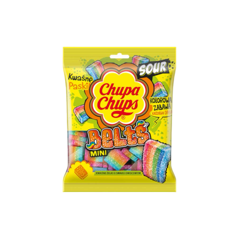 Chupa Chups Mini Sour Belt 10x55g