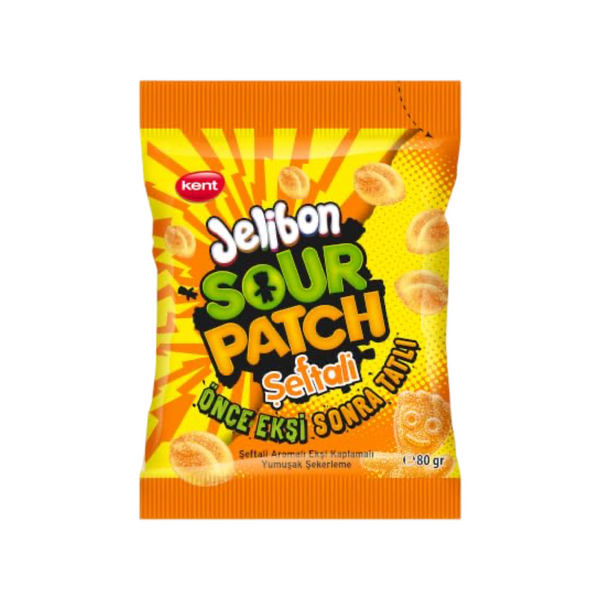 Jelibon Sour Patch Seftali 24x80g - saveur Pêche