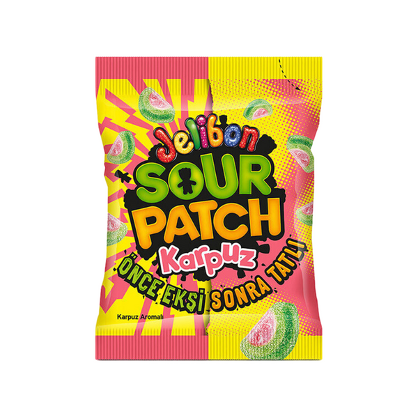 Jelibon Sour Patch Karpuz 24x80g - Saveur Pastèque