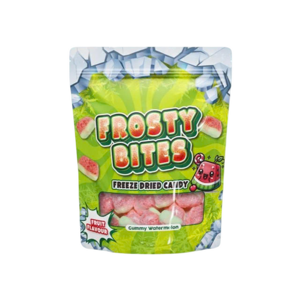 Frosty Bites Freeze Dried Candy Gummy watermelon 24x76g - Bonbons lyophilisés