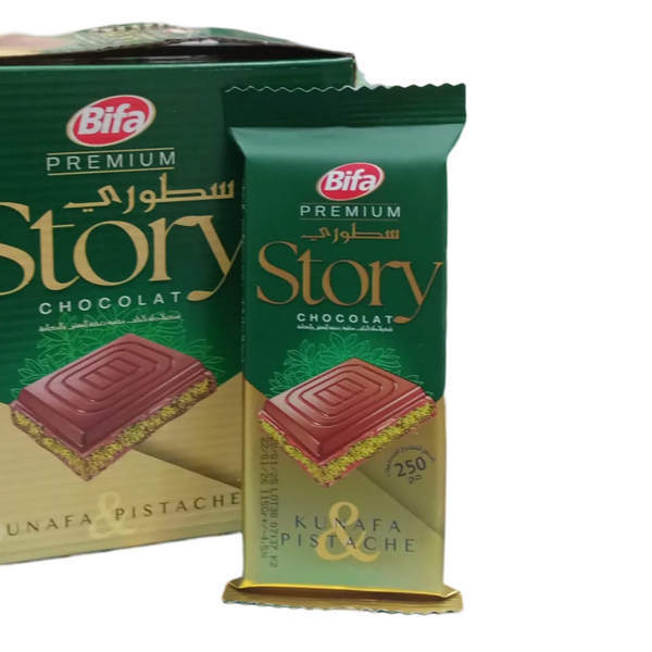 Bifa Story Chocolat Kunafa et Pistache 12x250g