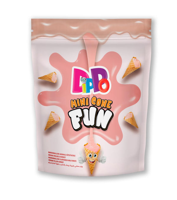 Dippo Mini Cornet guimauve 1x70g