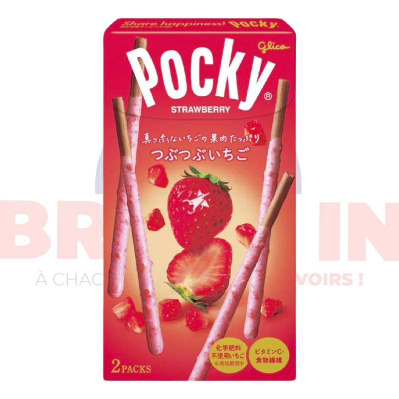 Pocky strawberry biscuits