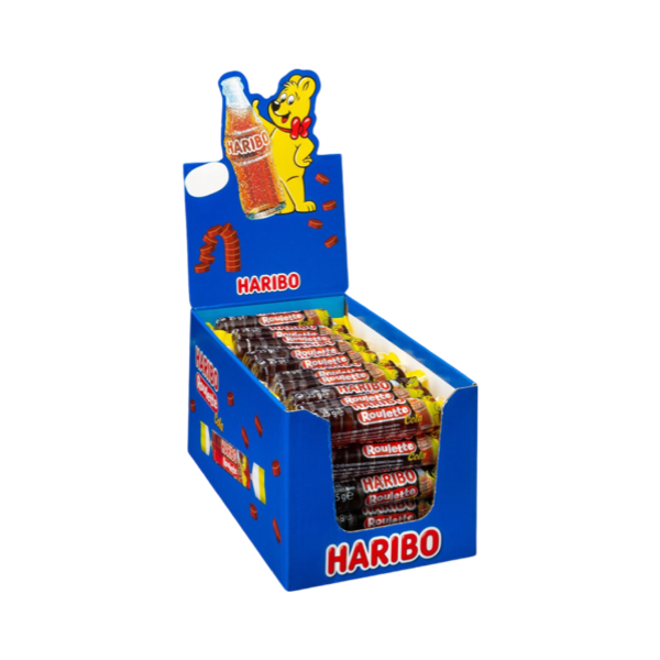 Haribo Roulette Cola 50x24g - Haribo Roulette goût de cola