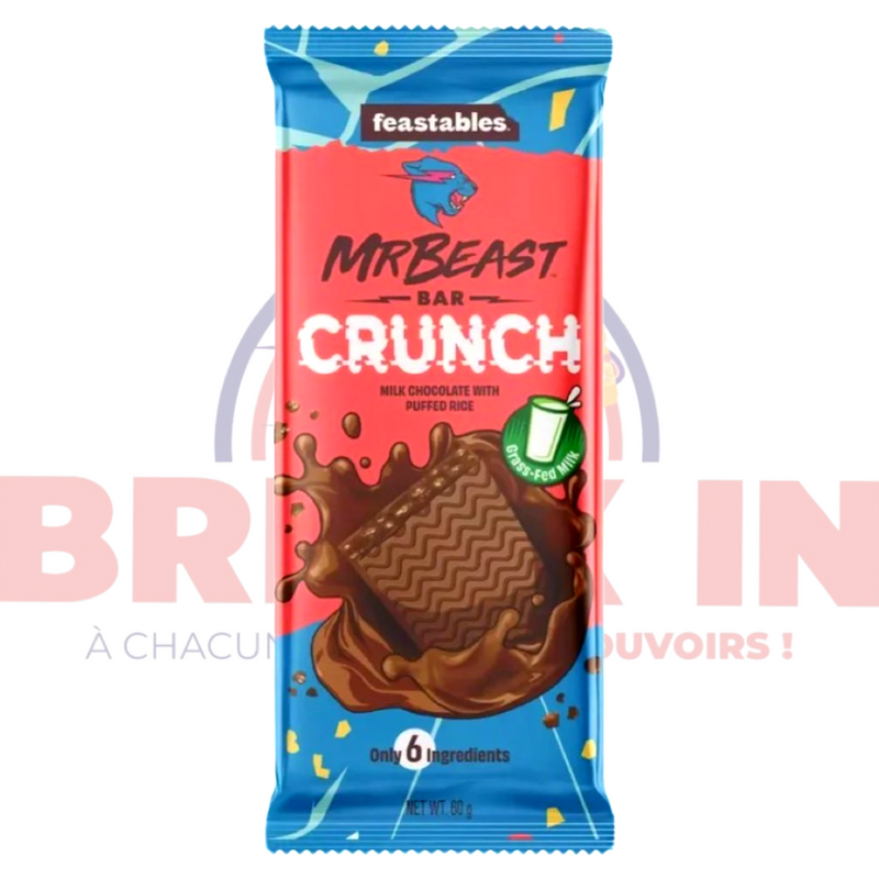 MR BEAST Feastables Chocolate Bar Crunch