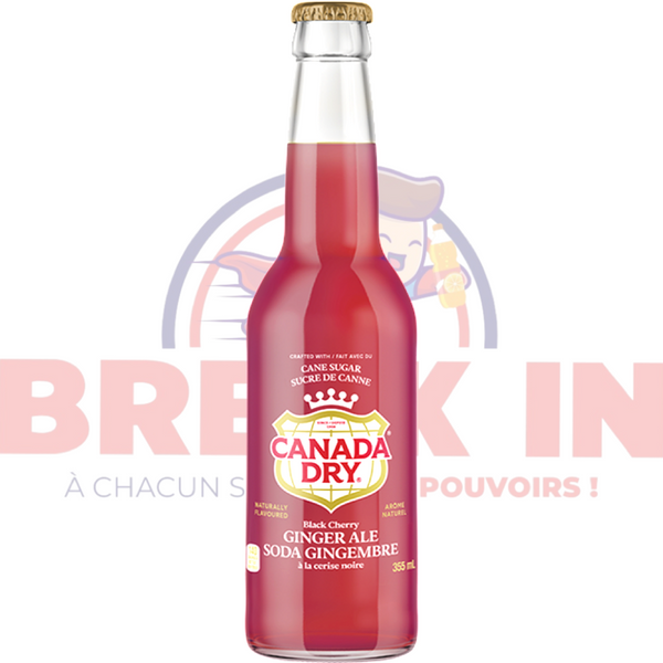 Canada Dry Cerise Noir - Canada Dry Ginger Ale Black Cherry