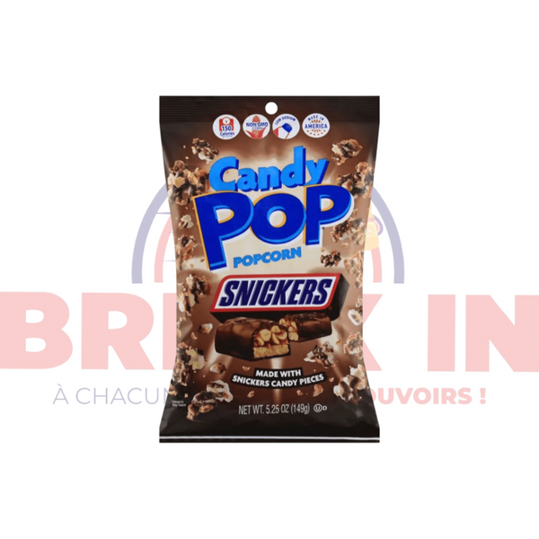 Candy Pop Snickers mini popcorn