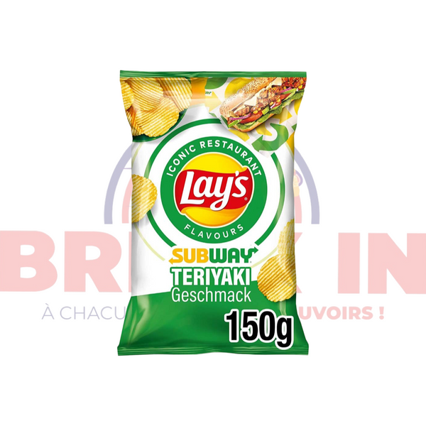 Chips Lay’s Iconic Restaurant Subway Teriyaki