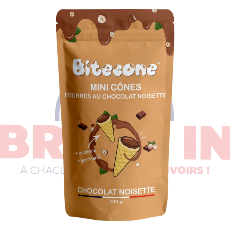 Bite cônes Fourrés - Chocolat Noisette