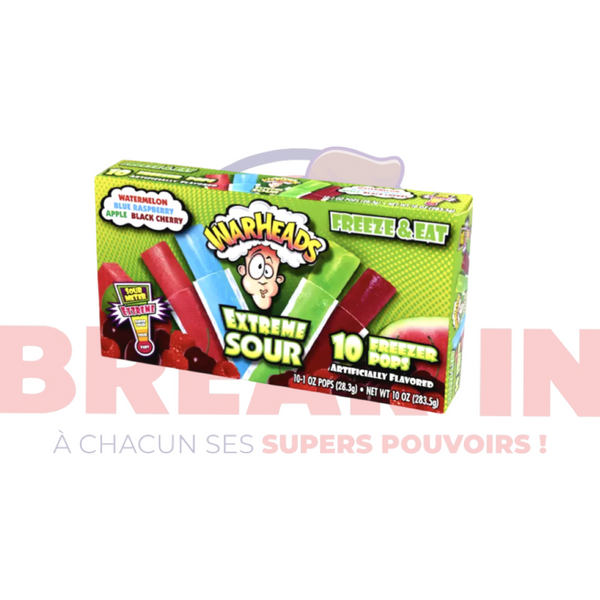 Ice Pops Warheads Acidulés